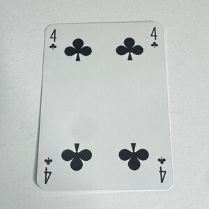 Louis Vuitton Playing Card - 4 Black Club